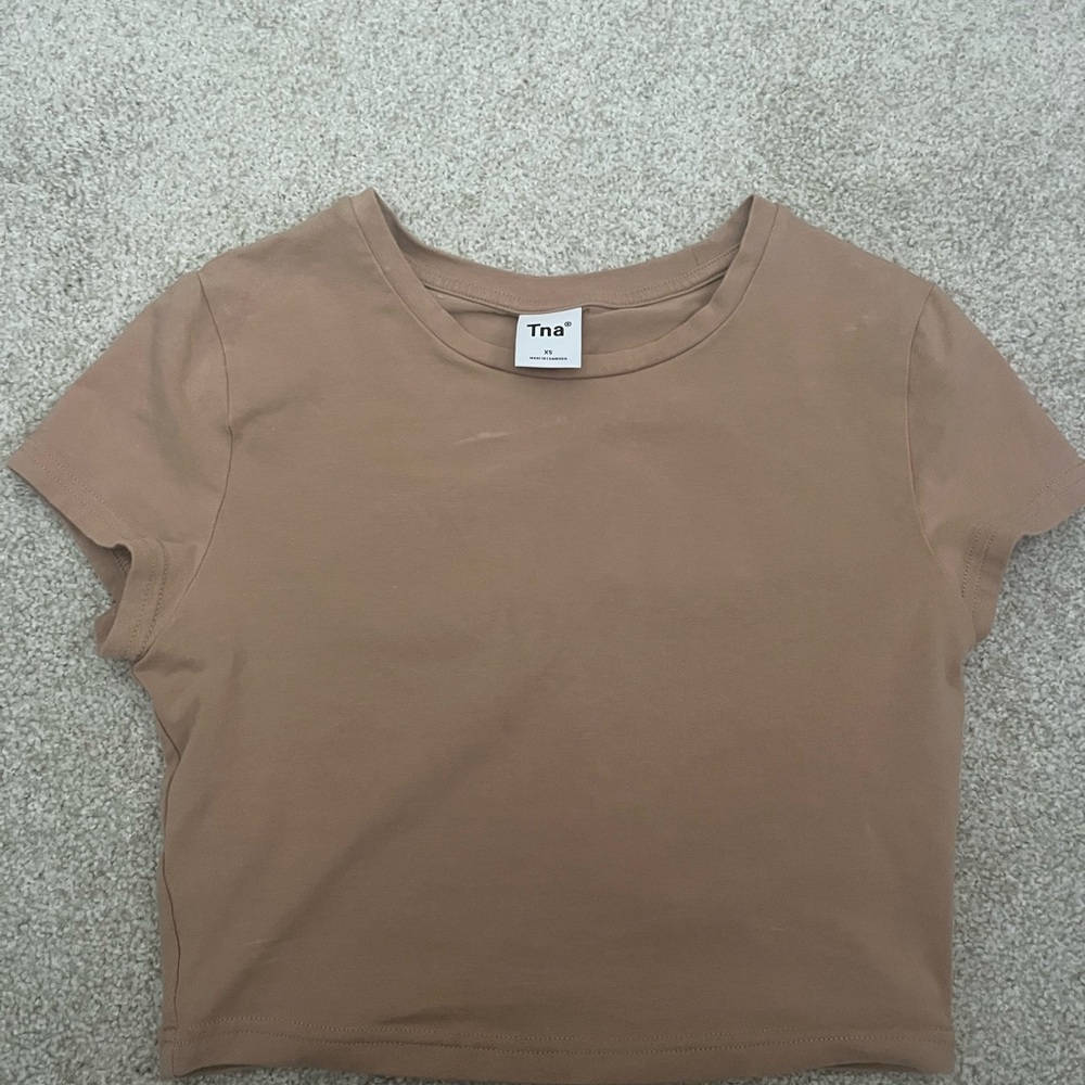 TNA Brown Crop Top